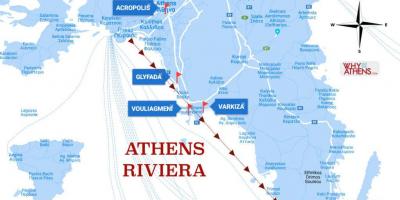 خريطة أثينا ريفييرا