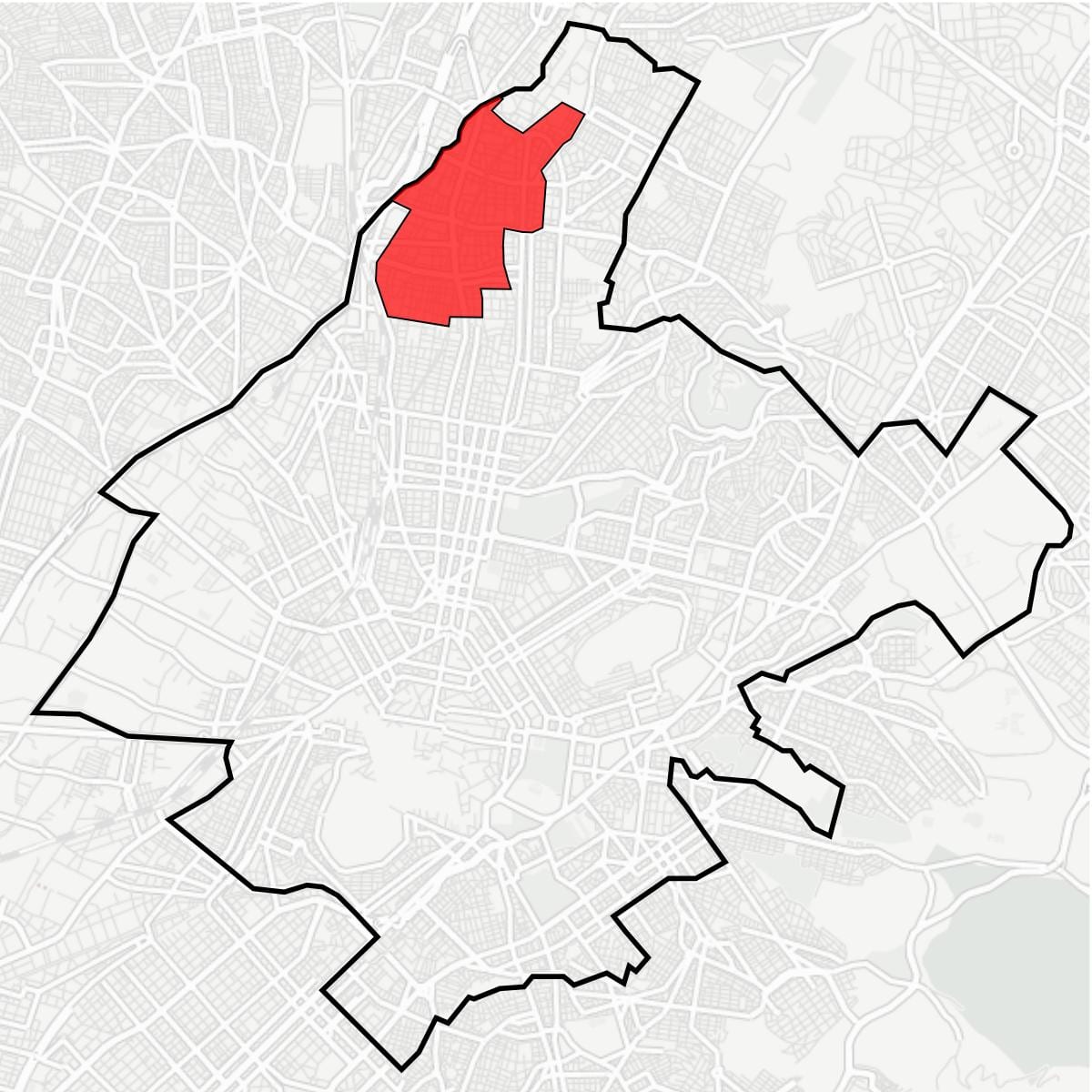 خريطة patisia أثينا
