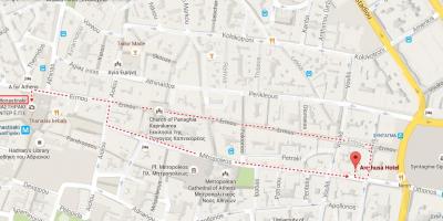 خريطة شارع إرمو أثينا